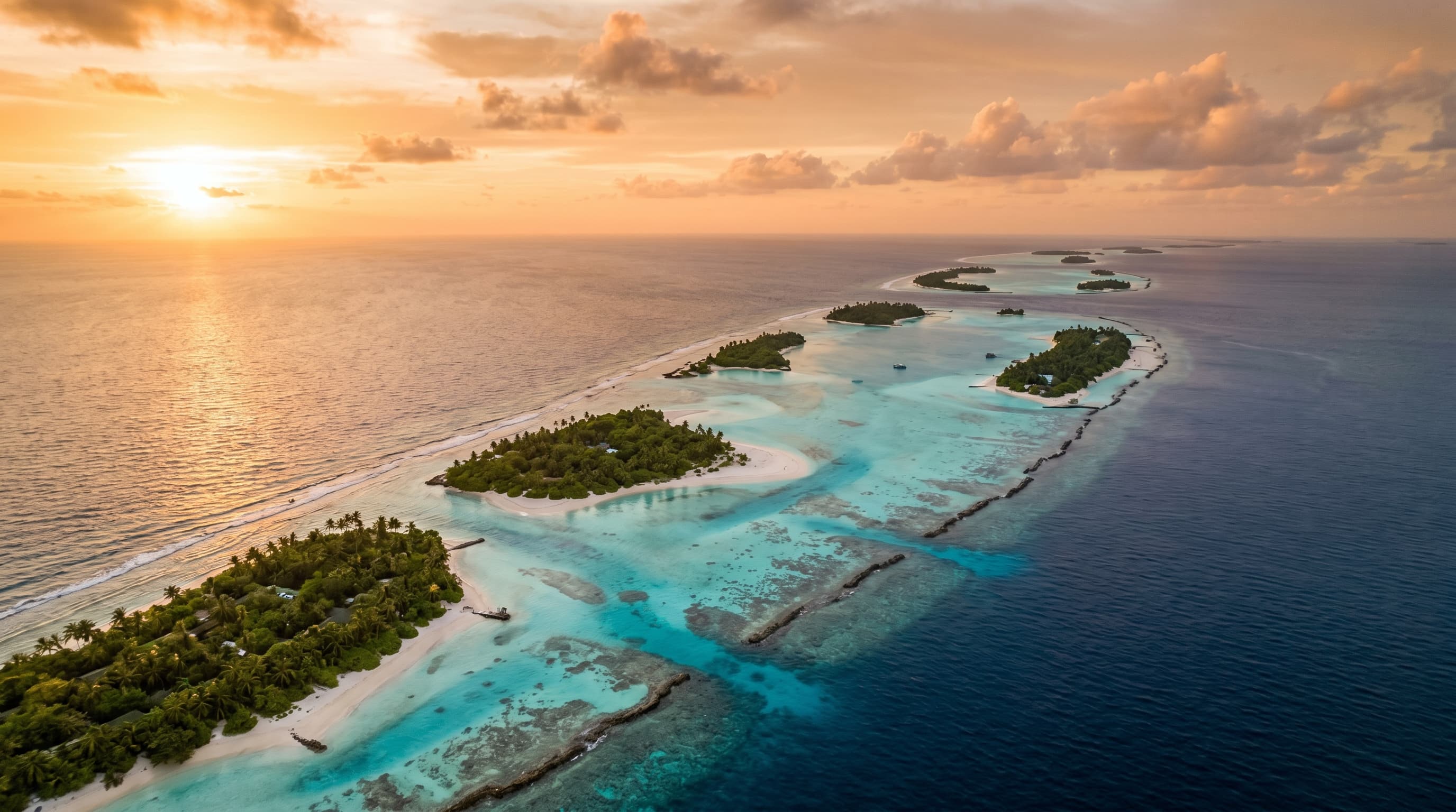 Scenic view of Maldives, MV