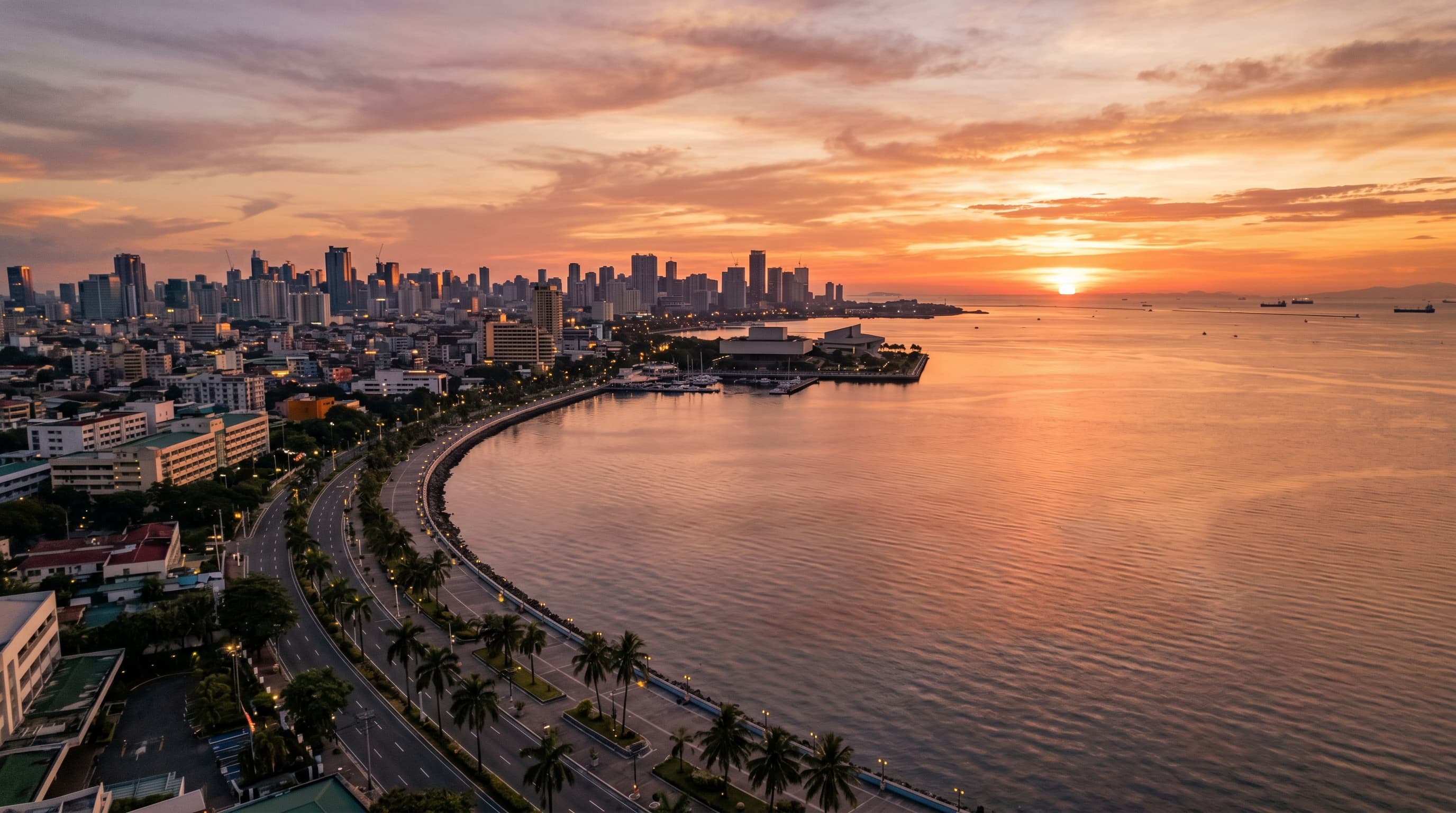 Scenic view of Manila, PH
