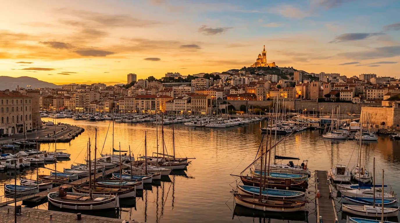 Scenic view of Marseille, FR