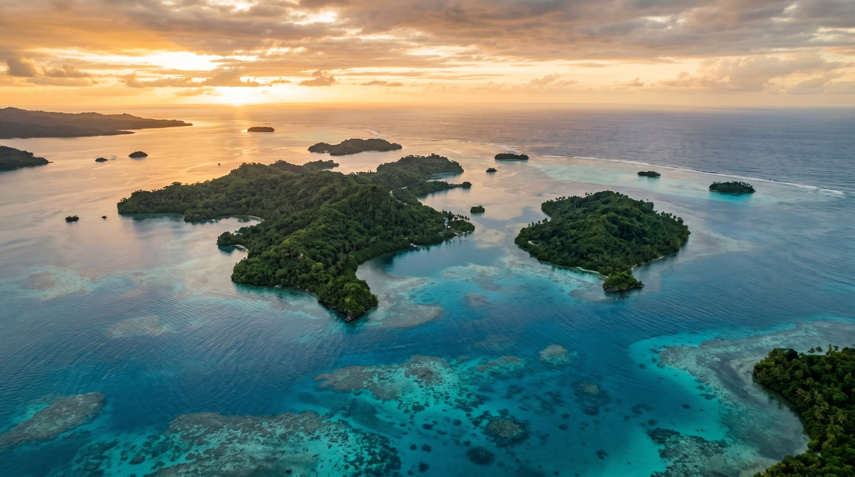 Scenic view of Micronesia, FM