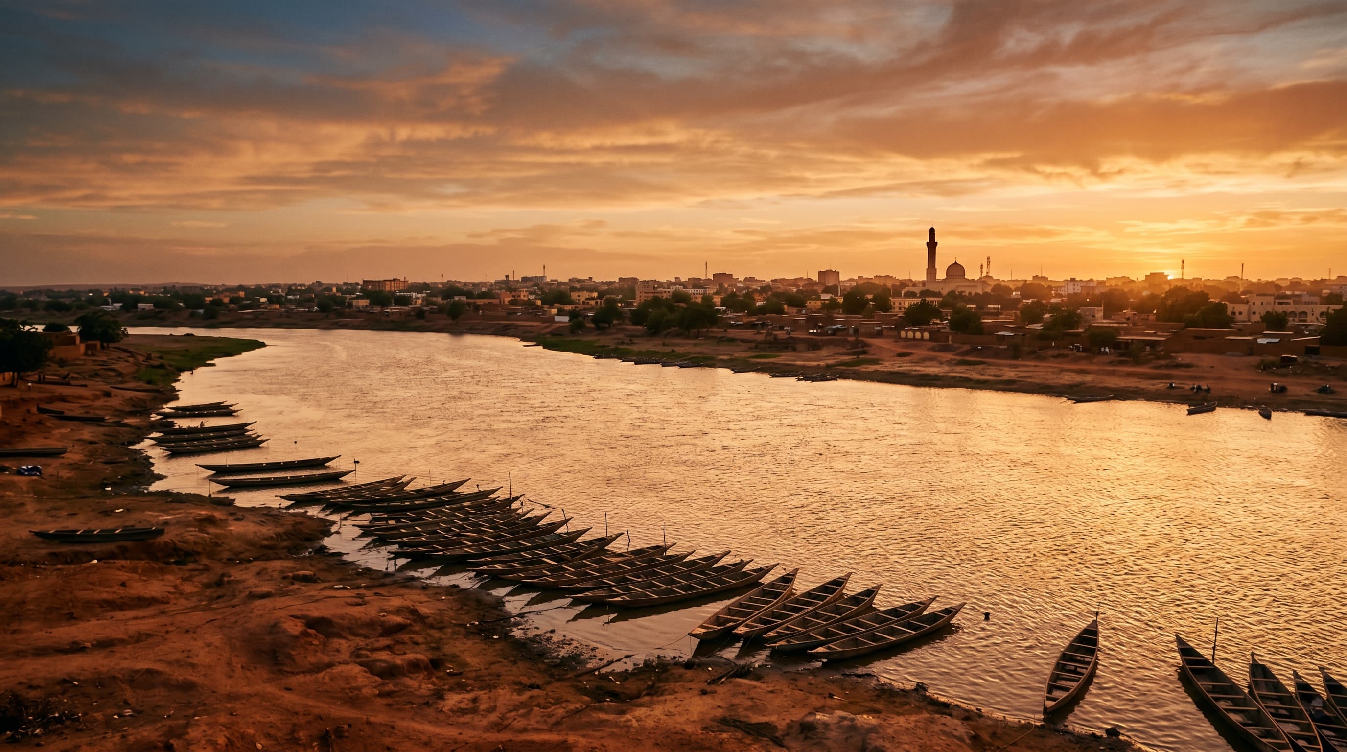 Scenic view of Niger, NE