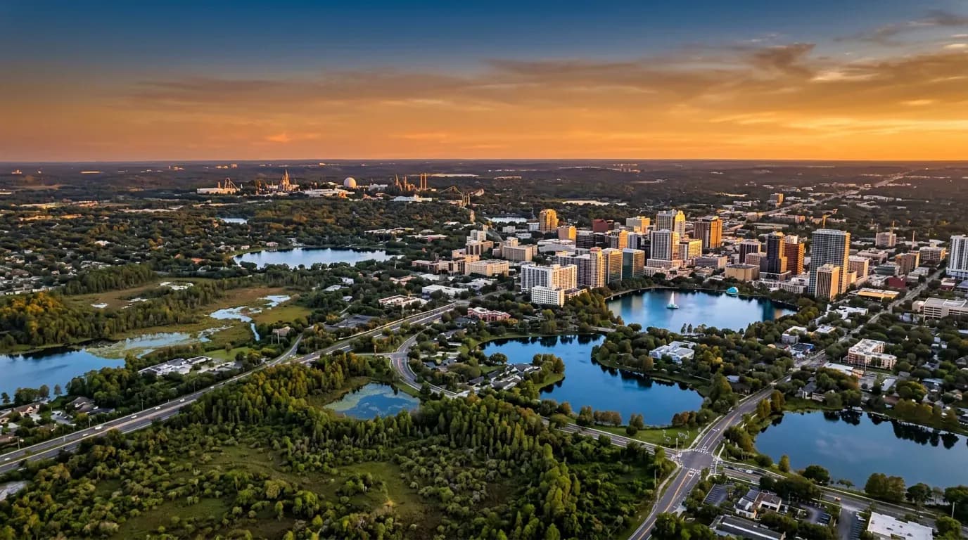 Scenic view of Orlando, US
