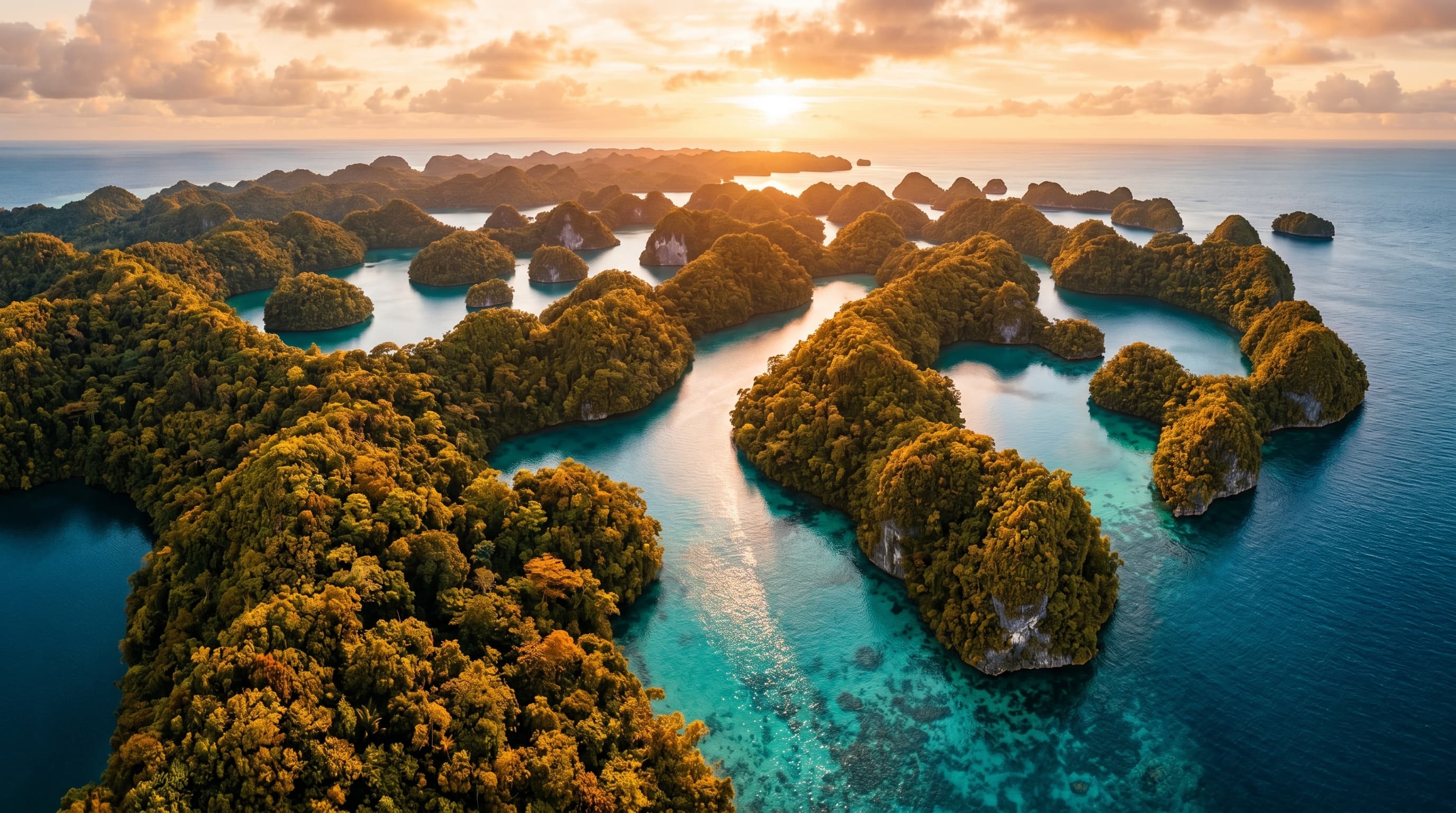 Scenic view of Palau, PW
