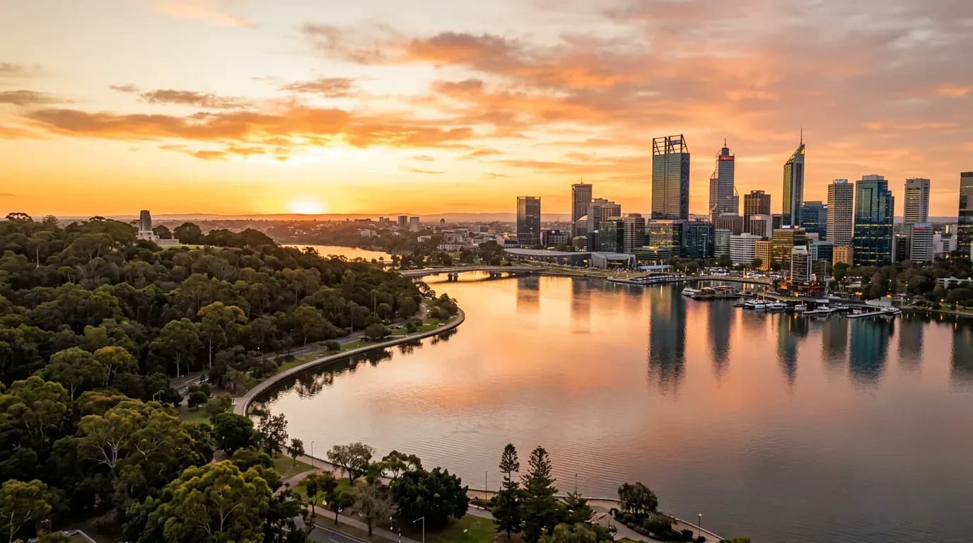 Scenic view of Perth, AU