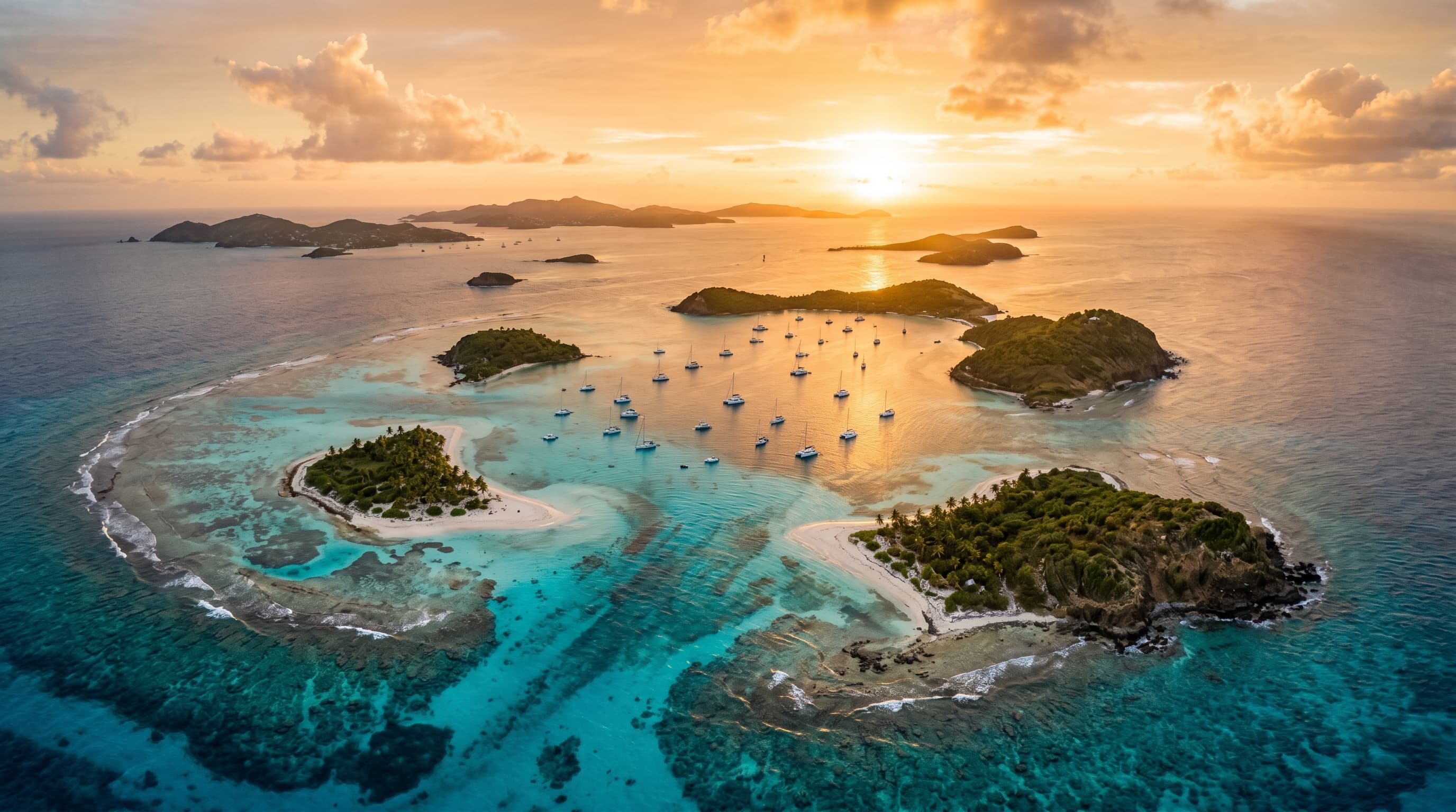 Scenic view of Saint Vincent and the Grenadines, VC