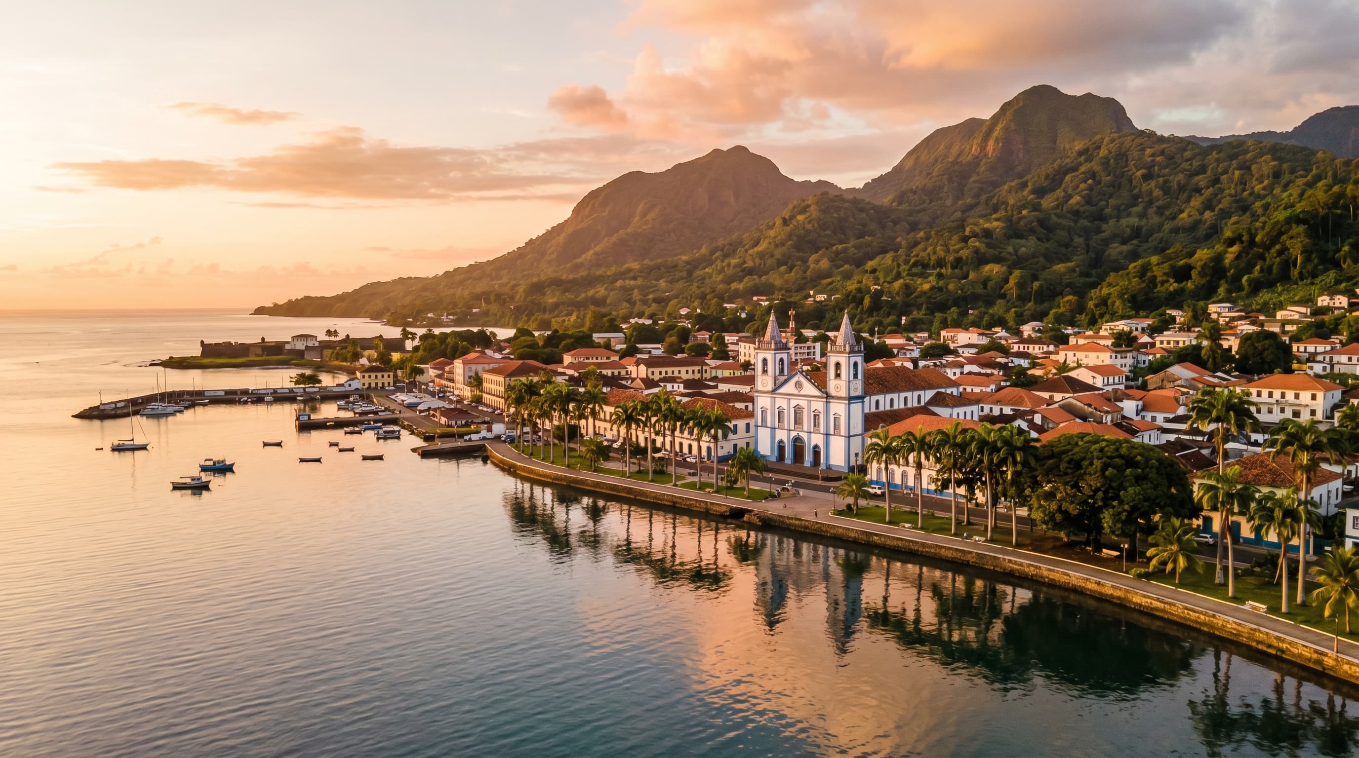 Scenic view of Sao Tome and Principe, ST