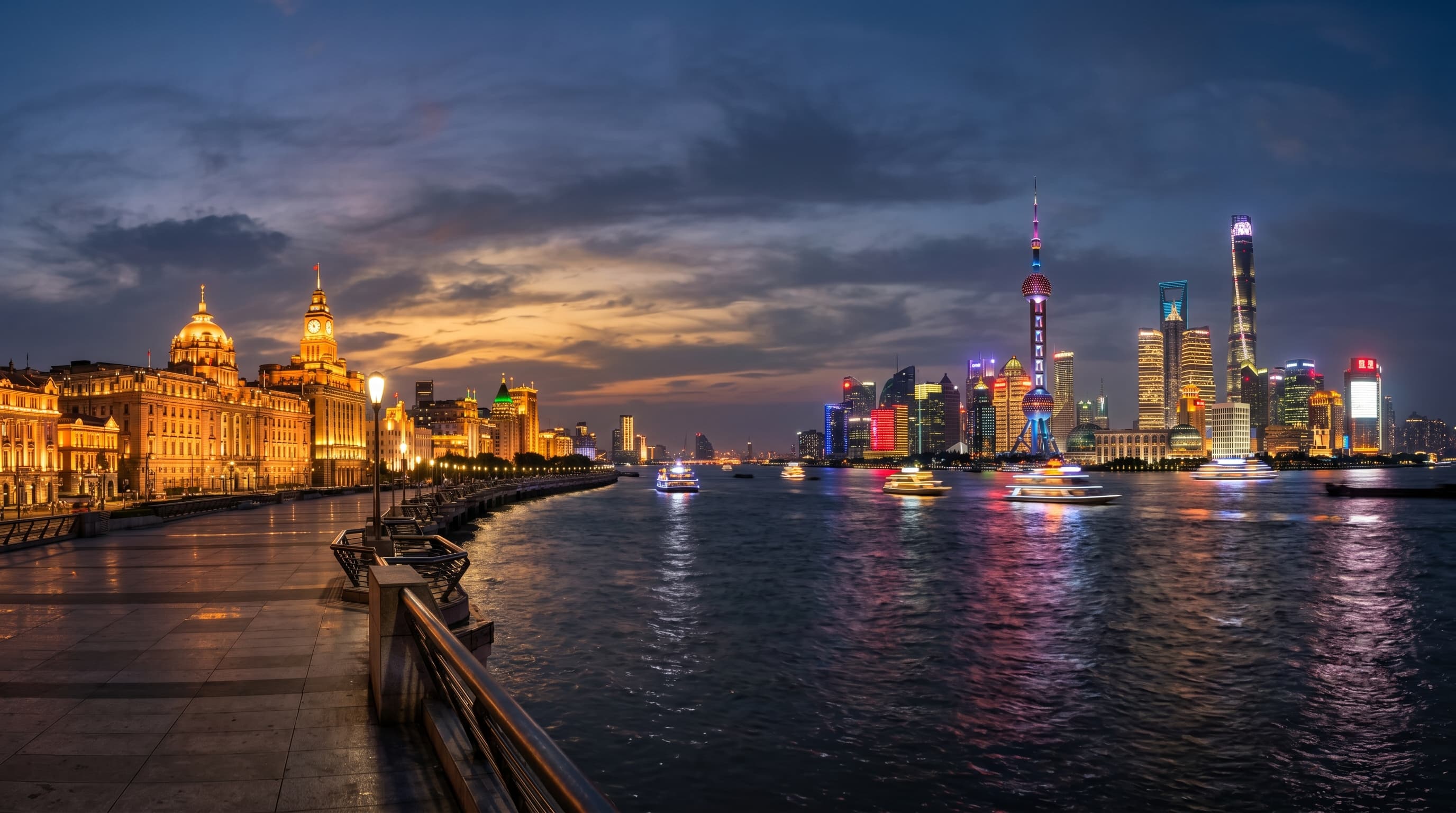 Scenic view of Shanghai, CN
