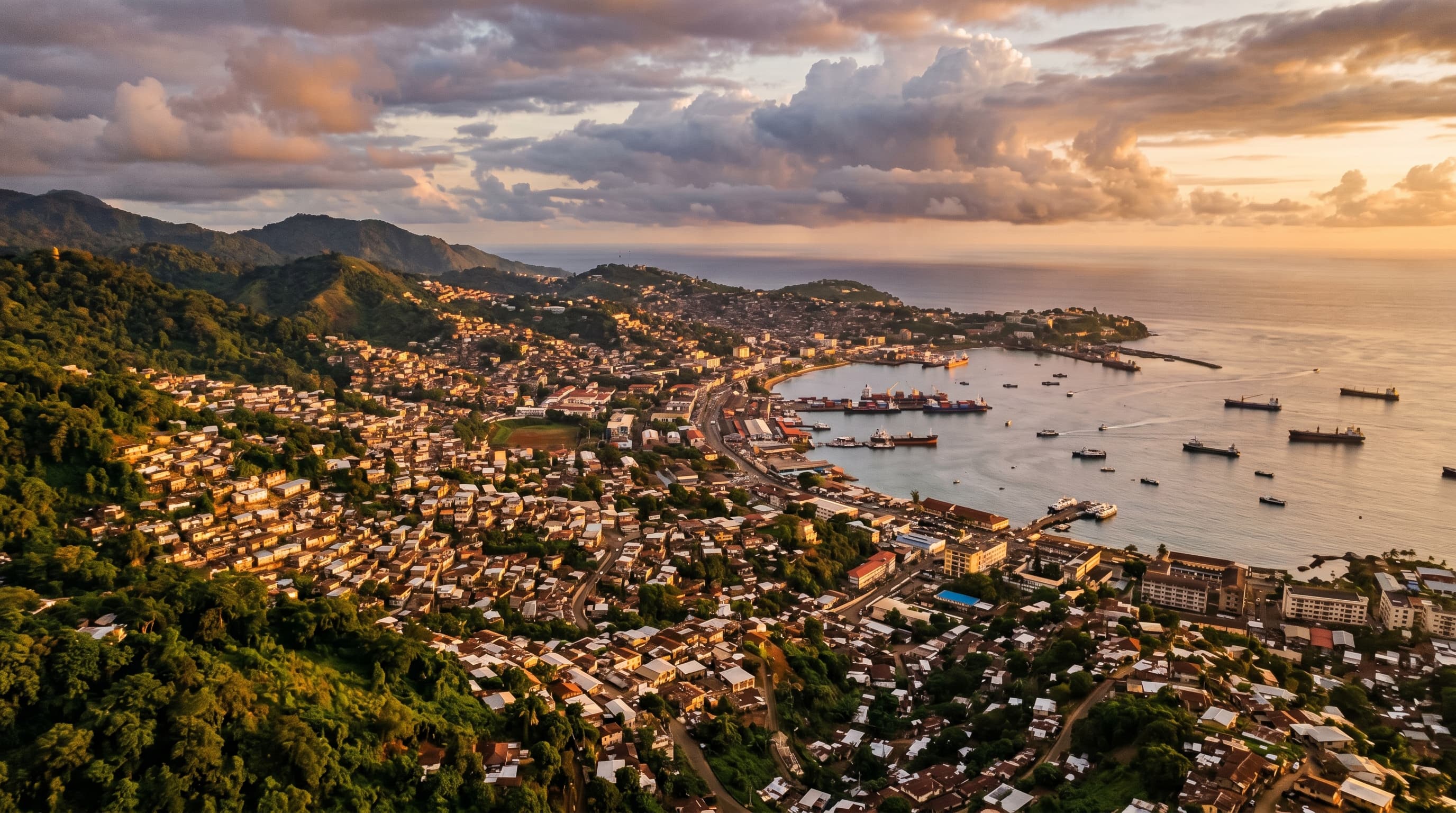 Scenic view of Sierra Leone, SL