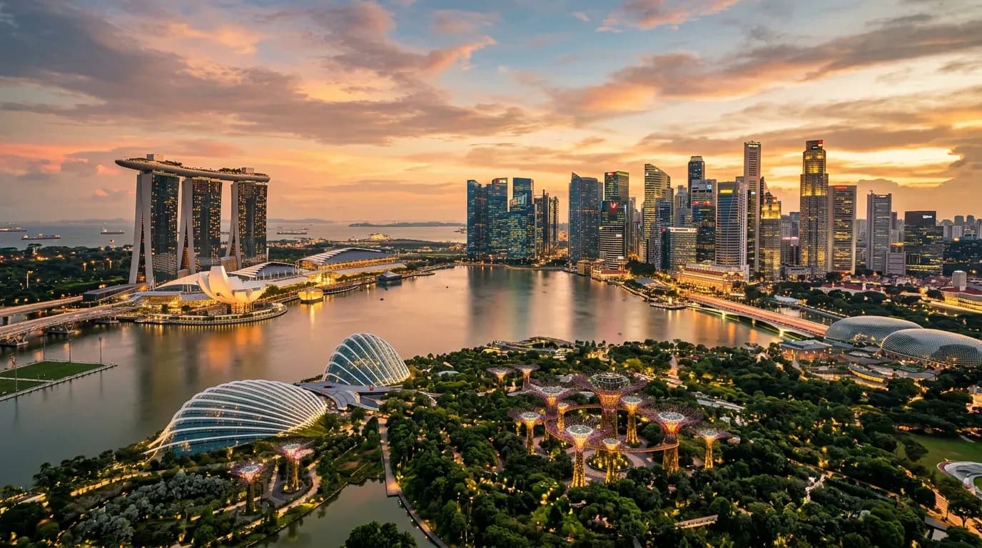 Scenic view of Singapore, SG