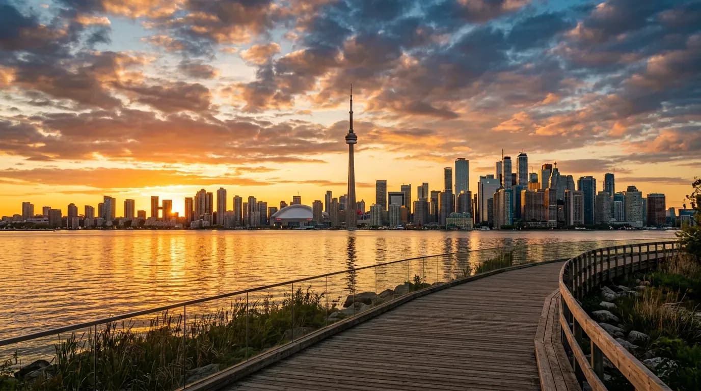 Scenic view of Toronto, CA