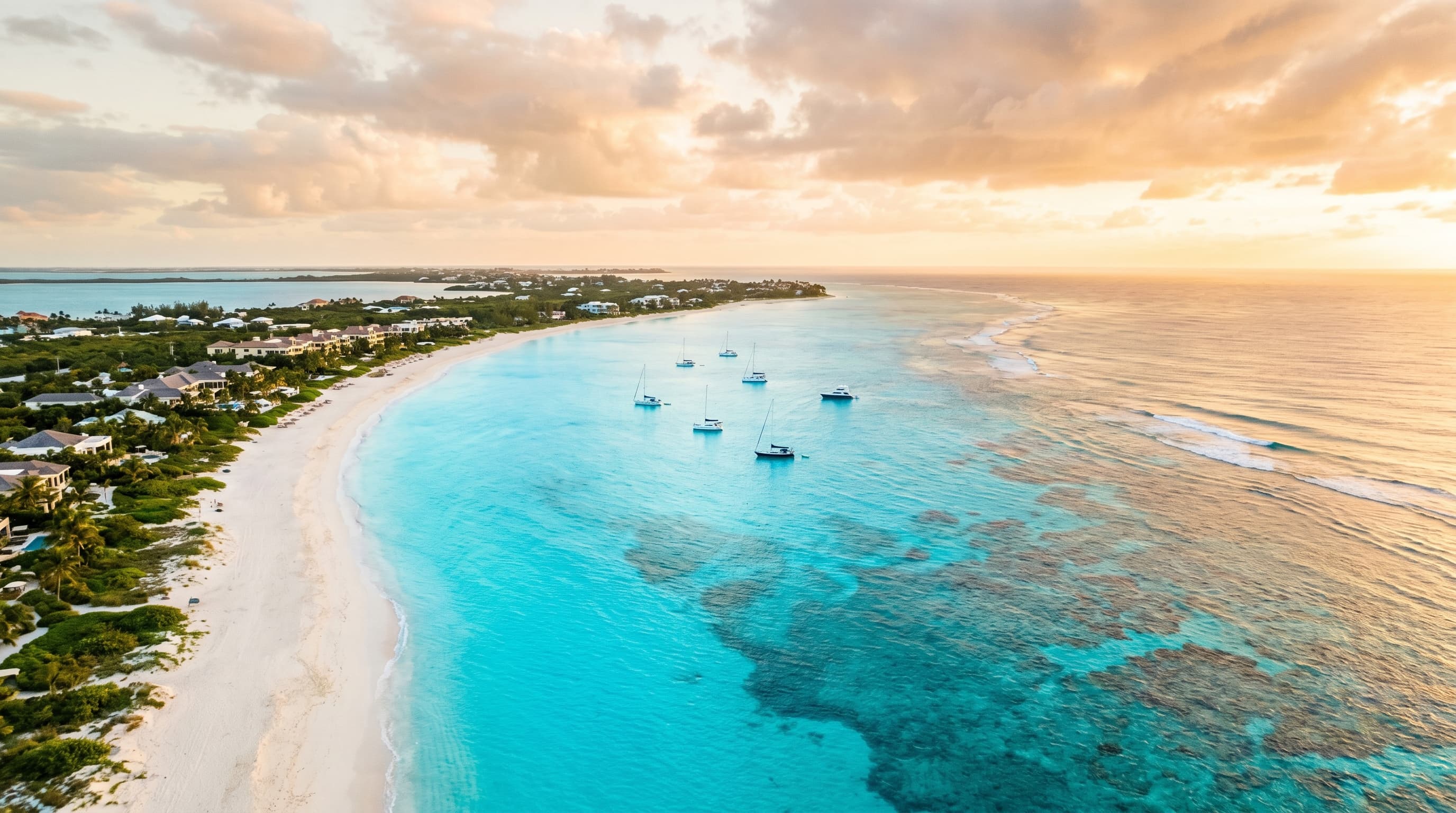 Scenic view of Turks and Caicos Islands, TC