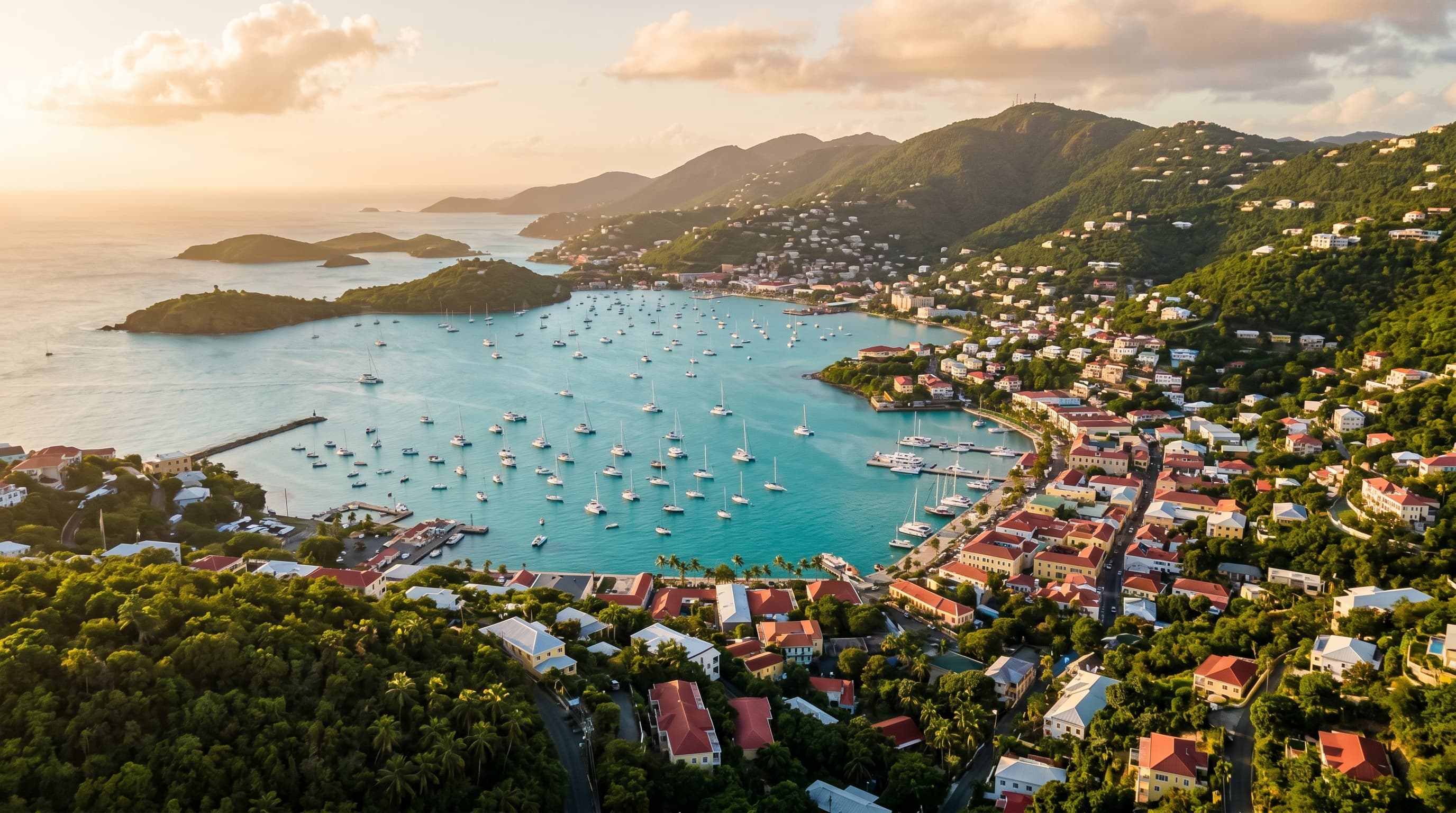 Scenic view of United States Virgin Islands, VI