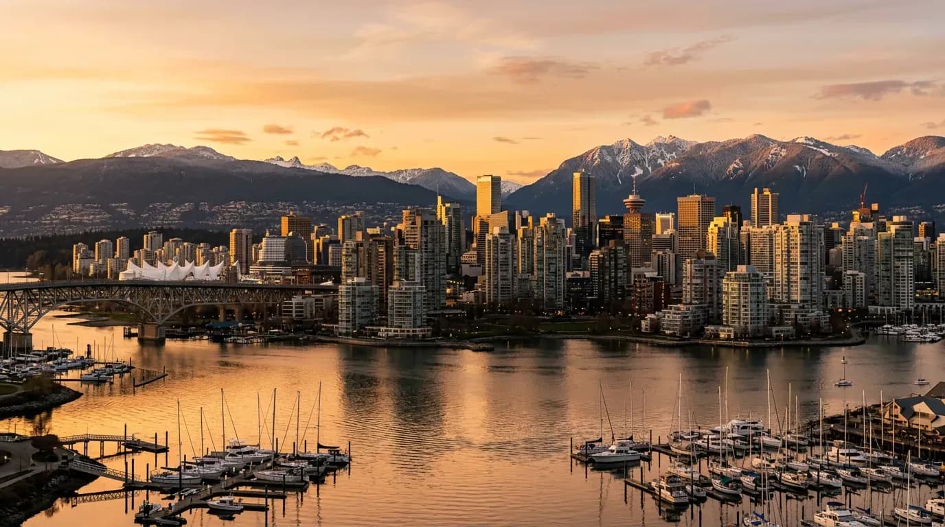 Scenic view of Vancouver, CA