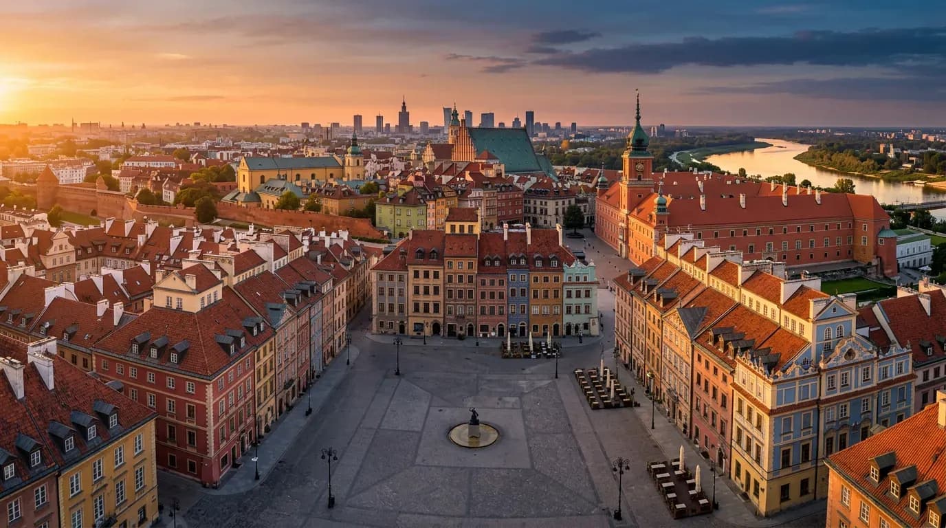 Scenic view of Warsaw, PL