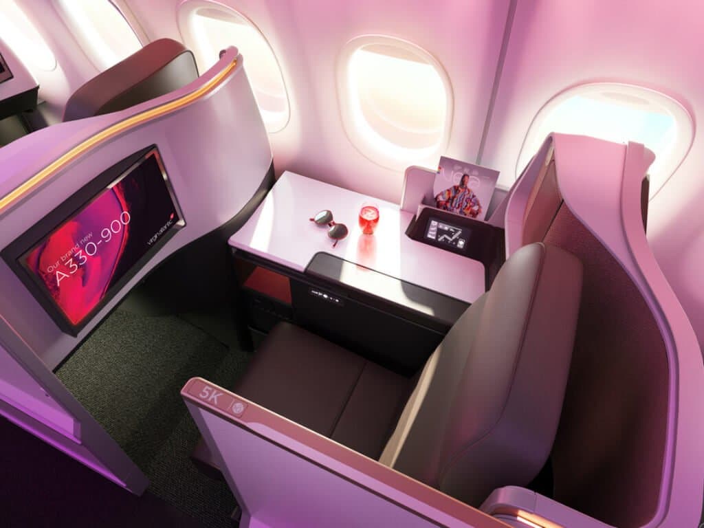 Virgin Atlantic Upper Class cabin seat